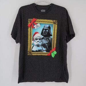 Star Wars Merry Sithmas Christmas T-Shirt L